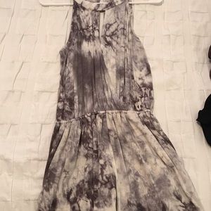 Open back Tie dye romper